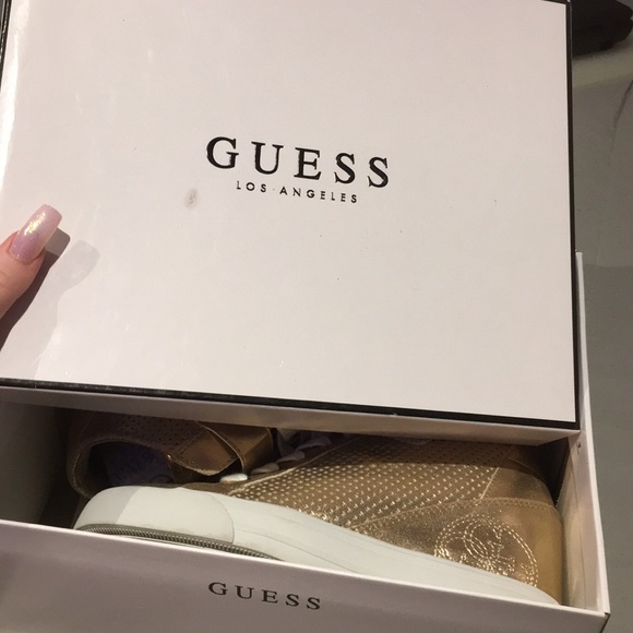 GUESS Gold Heel Sneaker - Picture 4 of 4